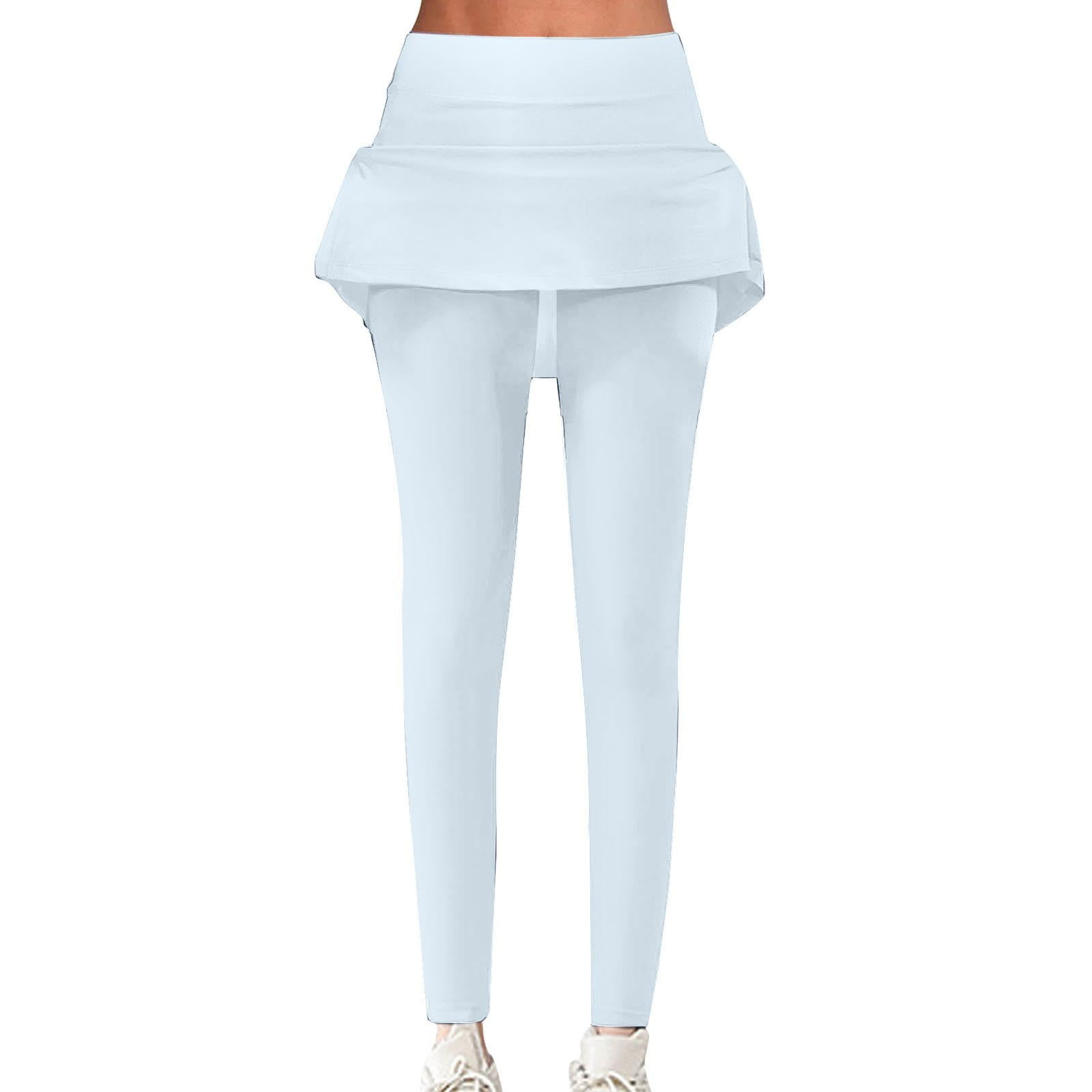 ameIAEA Skirted Leggings for Women with Pockets Stretch Workout