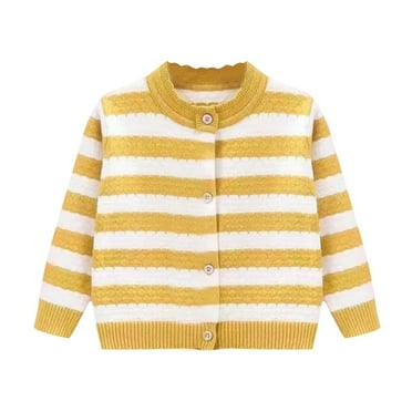 ameIAEA Toddler Boys Girls Cardigan Sweater Long Sleeve Button Down Knitted Fall Winter Tops