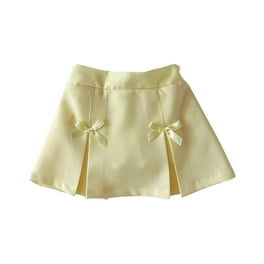 U·nikaka High Waist Toddler Baby Girl Skorts, Ruffle Pleated