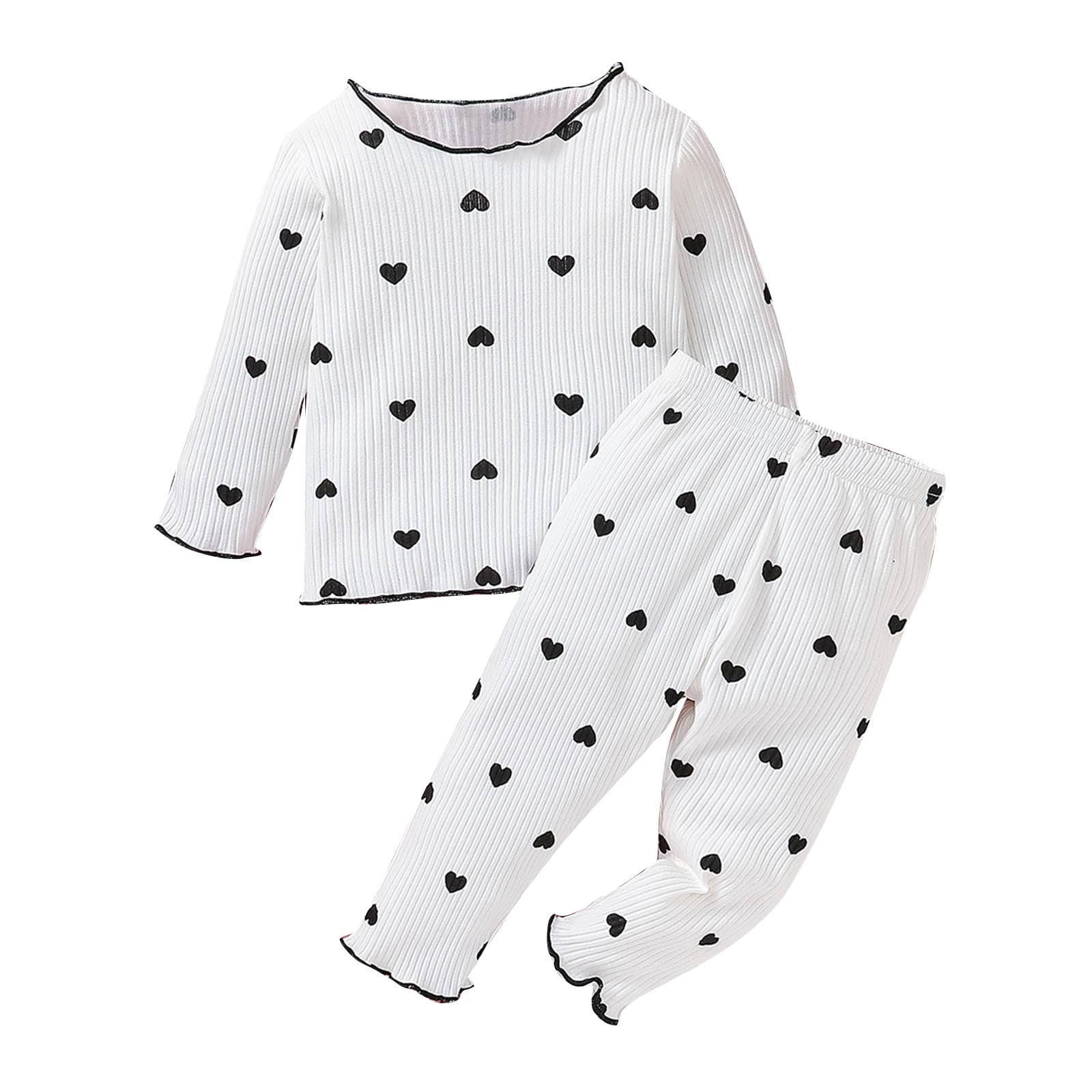 ameIAEA Toddler Infant Baby Girl Boy Fall Winter Clothes Print Long