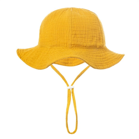 ameIAEA Toddler Infant Baby Hat for Boys Girls Wide Brim Bucket Hat Breathable Summer Beach Hat