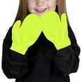 thumbnail image 1 of ameIAEA Toddler Mittens Knitted Kids Winter Stretch Gloves Girls Boys Warm Gloves for 1-3 Years, 1 of 7