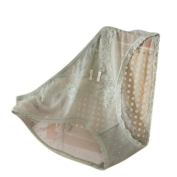 ameIAEA Women's Lace Underwear Full Coverage Comfort Panties Soft Breathable Ladies Briefs