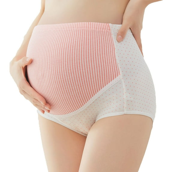 ameIAEA Women's Maternity High Waist Underwear Full Overage Pregnancy Panties Soft Briefs