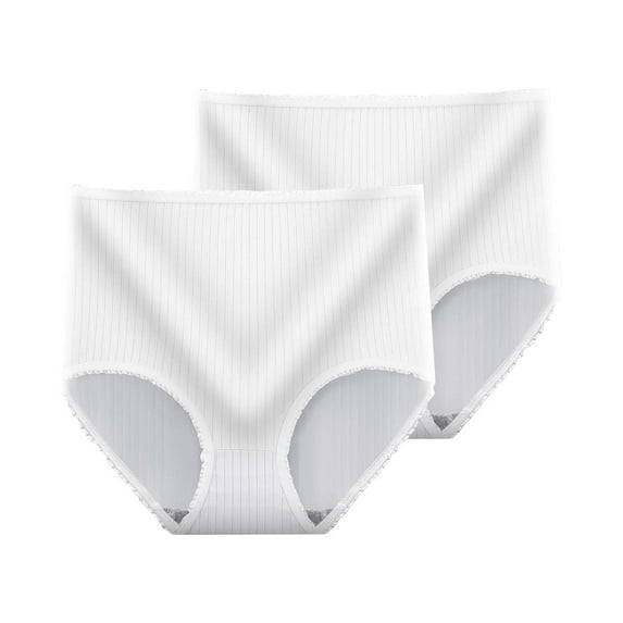 ameIAEA Women's Underwear High Waisted Ladies Panties Soft Full Coverage Stretch Briefs Pack