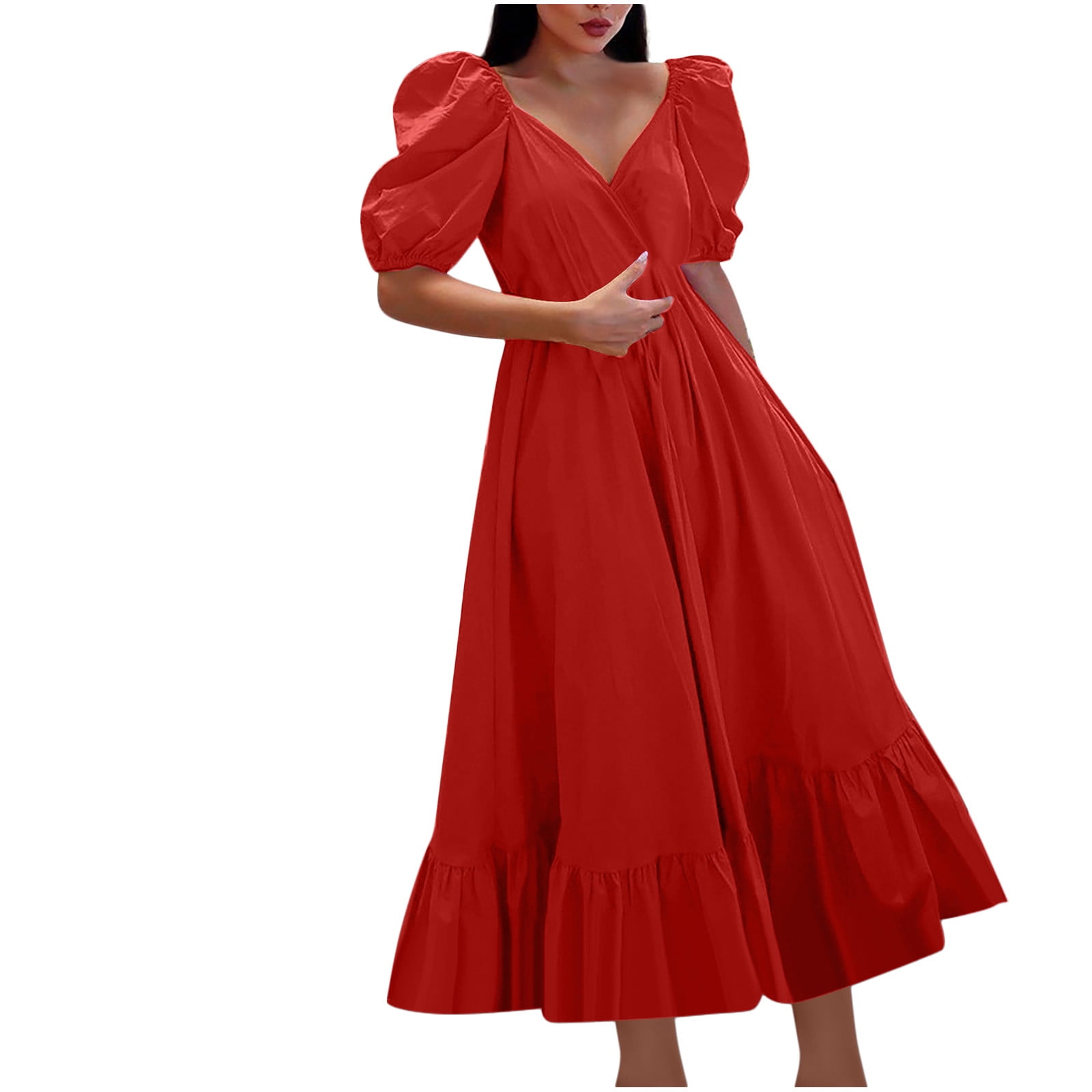 Artemia | Women's long-sleeved V-neck dress