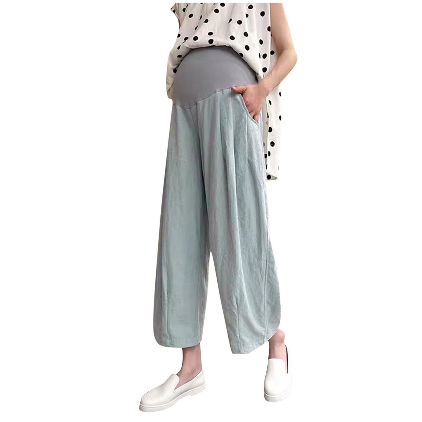 Maternity Pants Work Over The Belly with Pockets main image 0