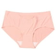 thumbnail image 1 of ameIAEA Womens No Show Maternity Briefs V-Waist Breathable Pregnancy Panties Postpartum Underwear, 1 of 4