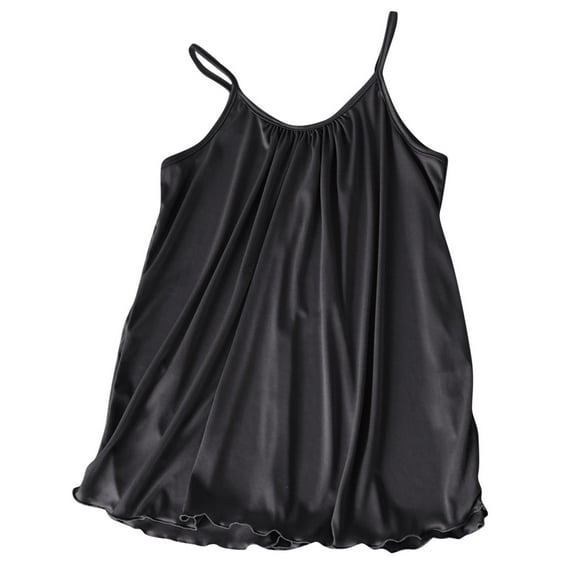 ameIAEA Womens Pajama Tops Adjustable Straps Sleeveless Sleep Shirts Summer Nightwear Cute Sleepwear