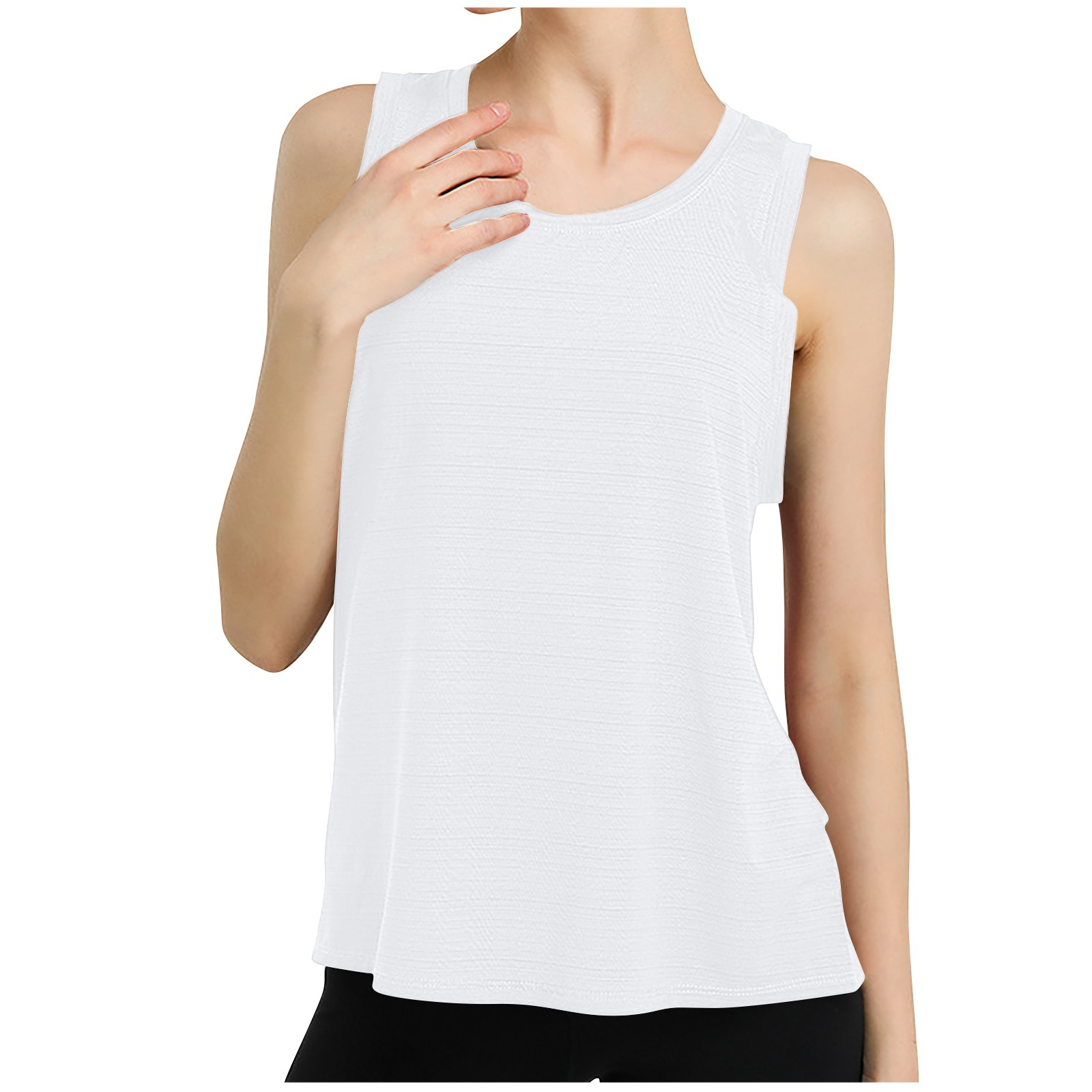 ameIAEA Yoga Tops for Women Loose Workout Tank Tops Summer Backless