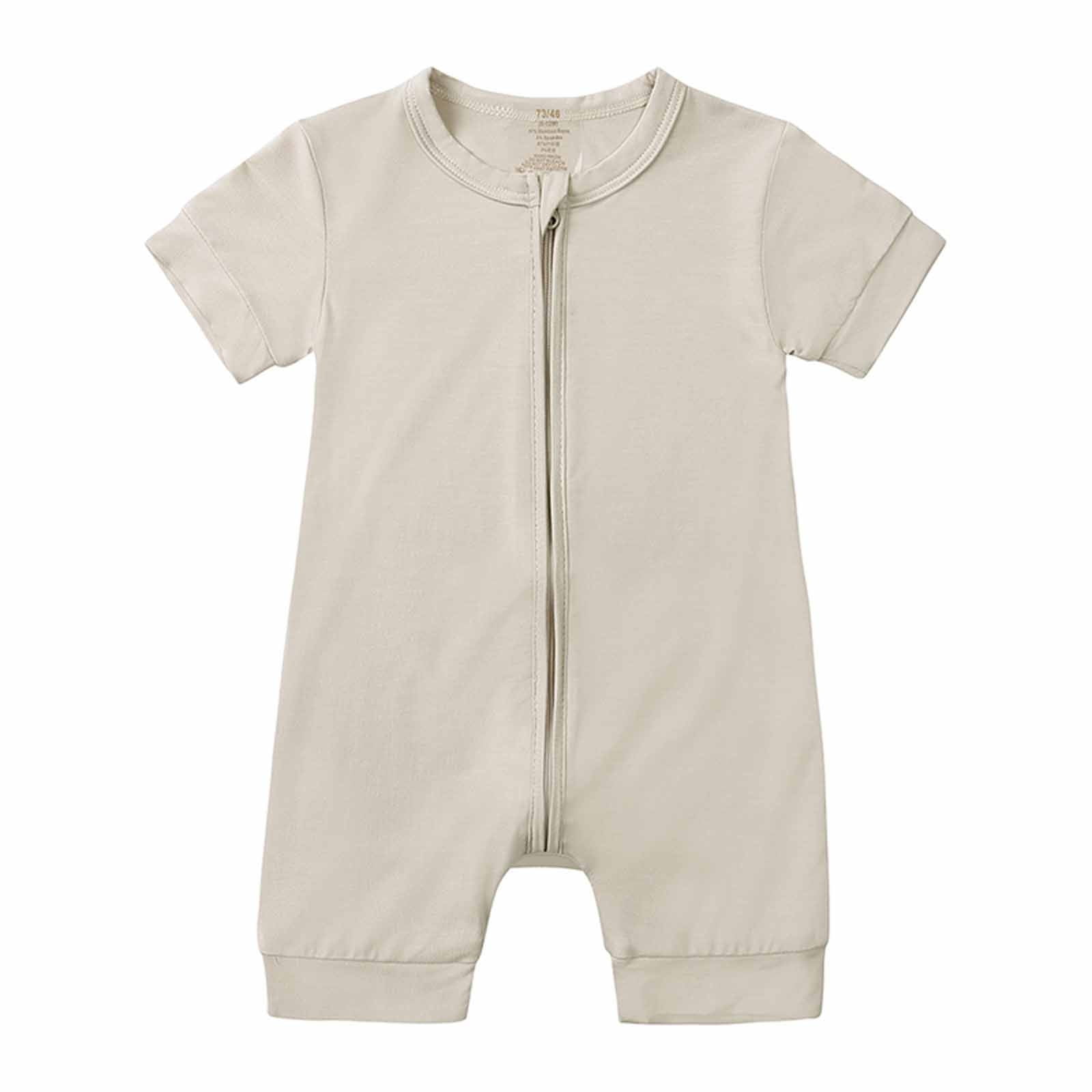 Summer Arrival Baby Unisex Sleeveless Single Breasted Rompers