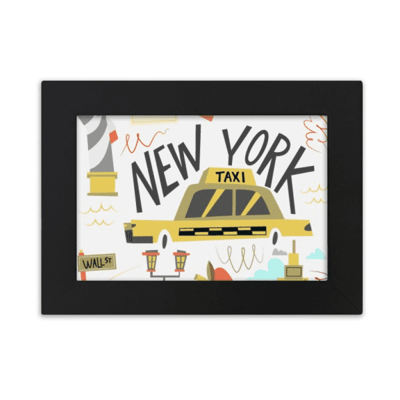 amenew york city illistration desktop photo frame ornaments picture art painting