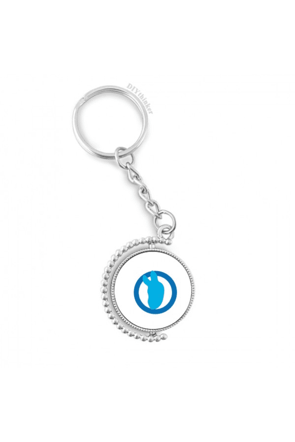 amepolitics brief joe profile sketch rotatable keyholder disc accessories chain clip