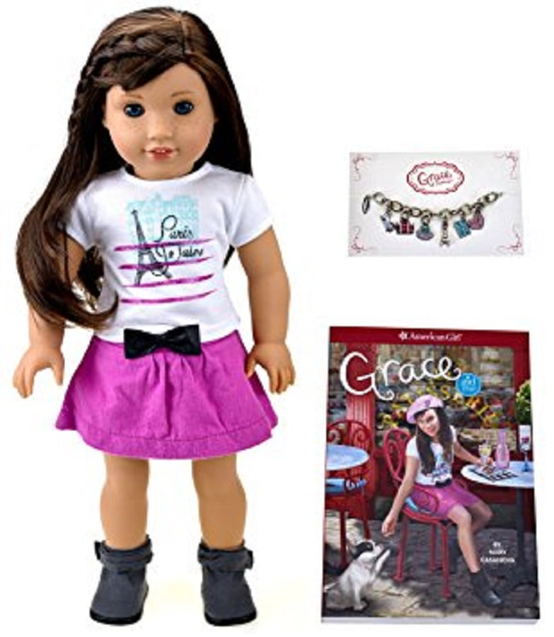 american girl 18" girl of the year 2015 - retired - grace thomas - in factory box