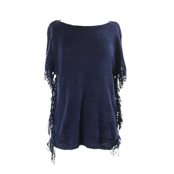 american living women's fringed bateau sweater