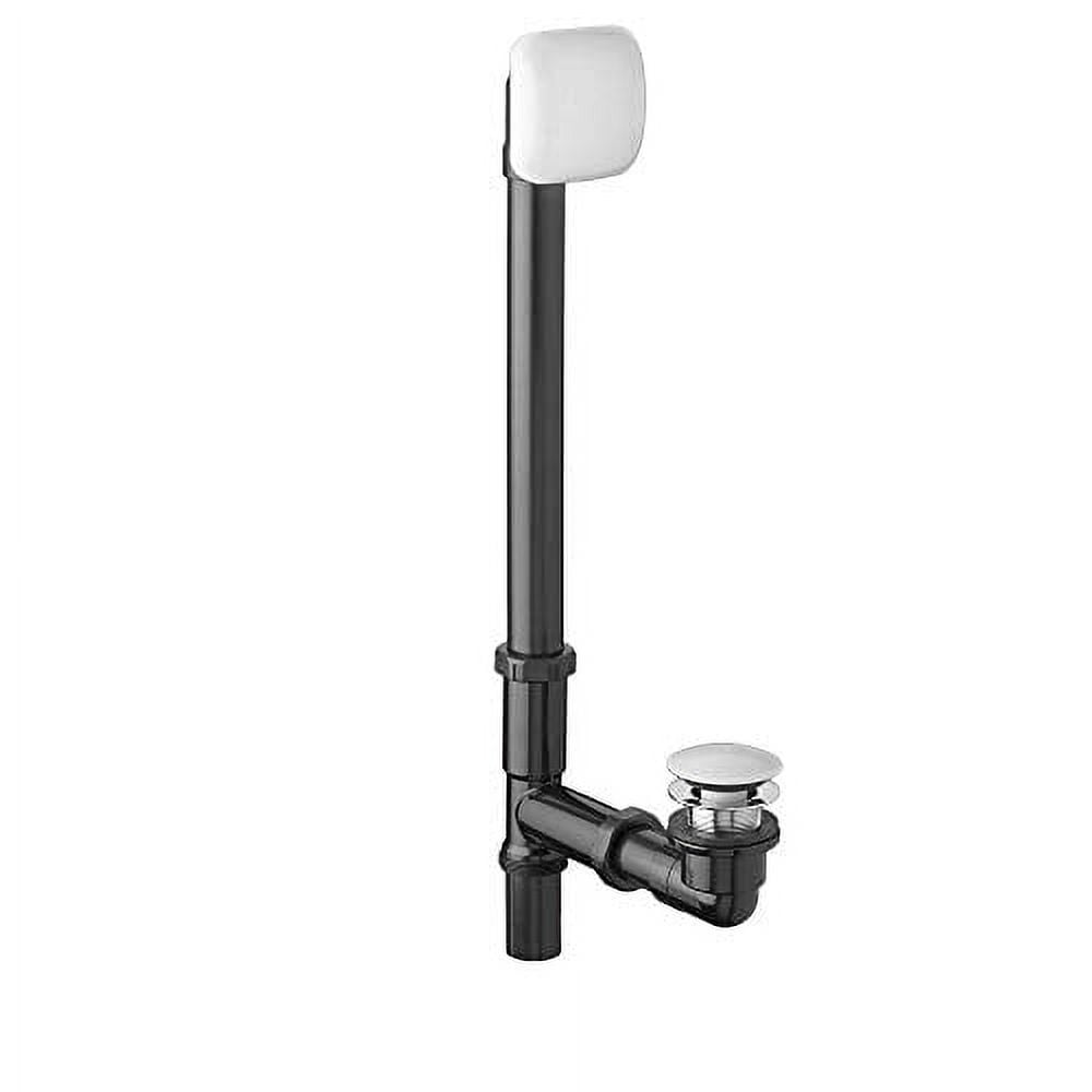 White ABS Deep Soak Max Drain with Pop-Up
