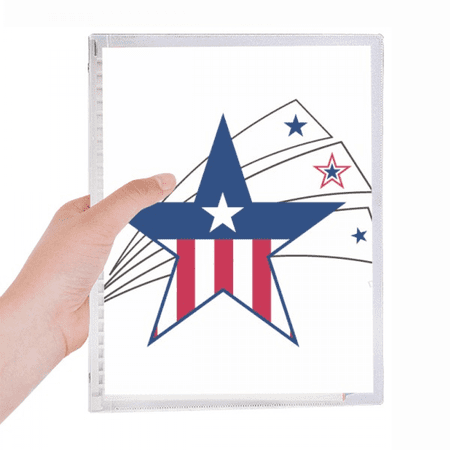 amestar flag shine bright notebook loose diary refillable journal statiry