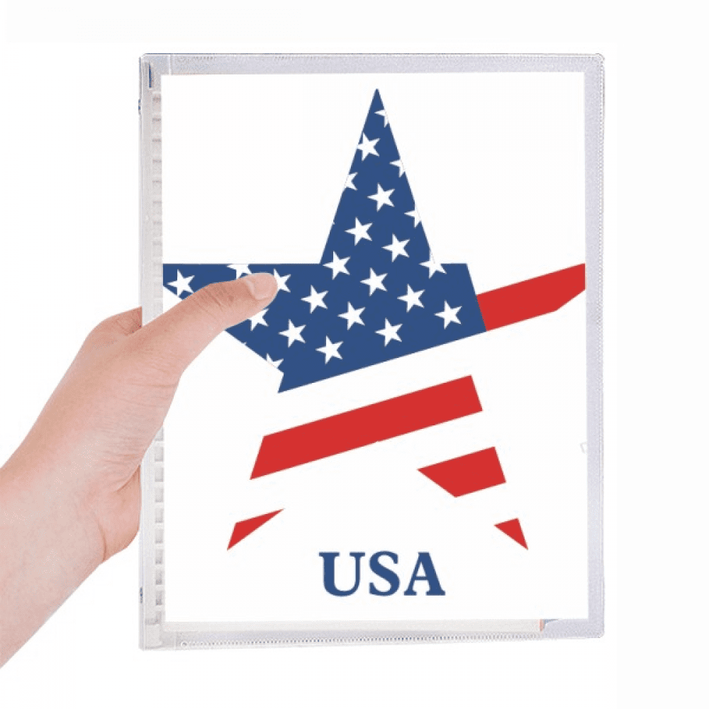 amestar flag the usa pattern notebook loose diary refillable journal statiry