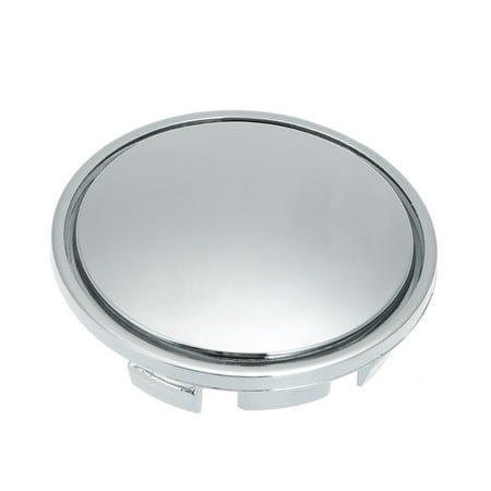 ametoys 56mm Car Wheel Center Caps Hub Tyre Rim Hub Cover Universal ABS Chrome Silver 4PCS