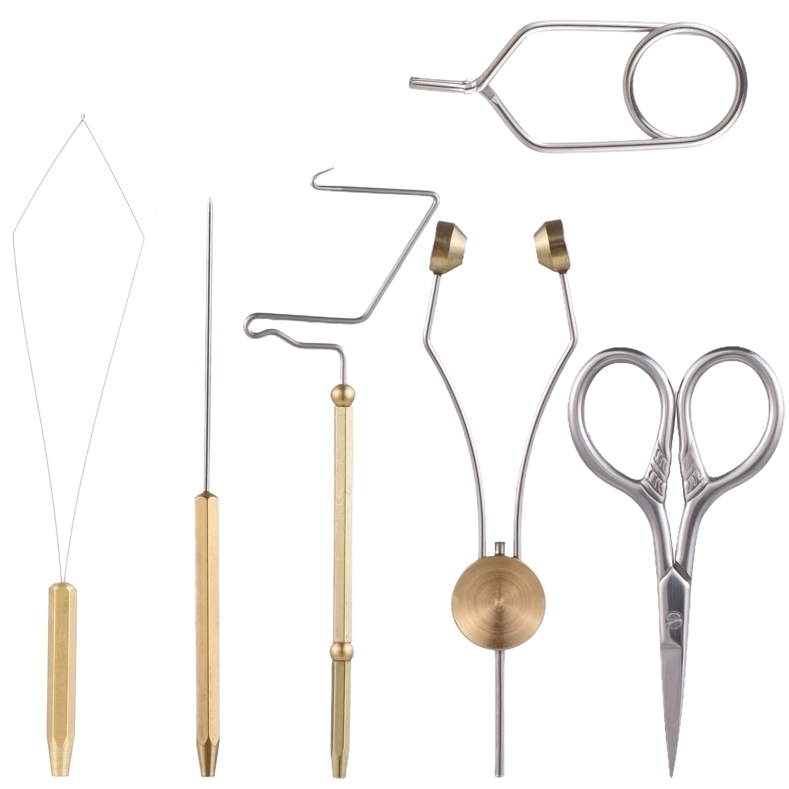 ametoys Bobbin Holder and Bodkin Set, Fly Tying Tools Combo Kit, Wire