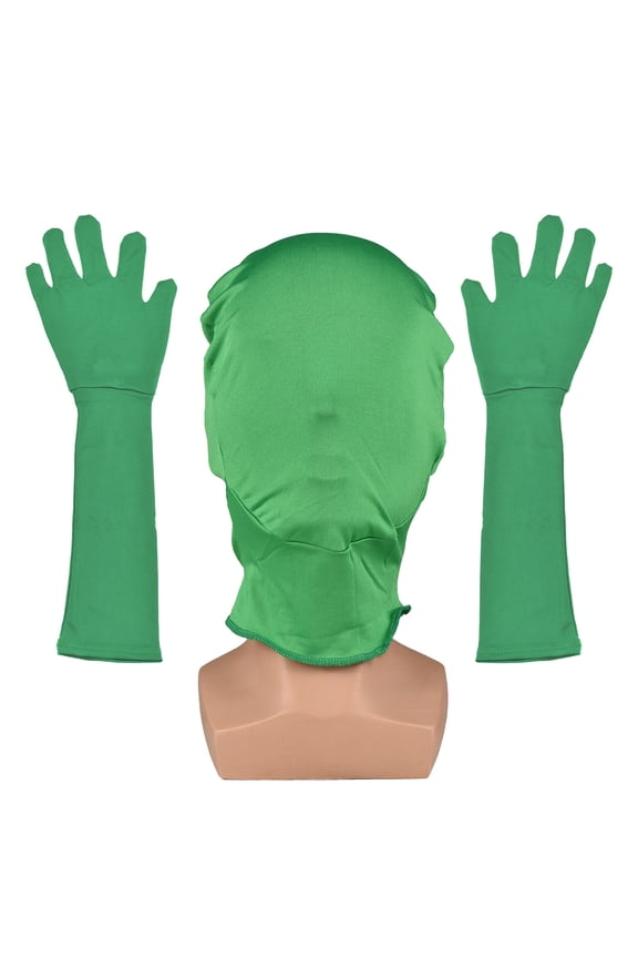 Green Chroma Gloves Chromakey Hood Glove Invisible Effects Background Chroma Keying Green Gloves for Green Screen Photography Photo Video
