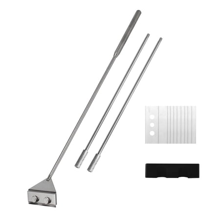 ametoys Stainless Steel Aquarium Algae Scraper Fish  Cleaner Keep Hands  Sharp Scraper to Remove Algae 90CM