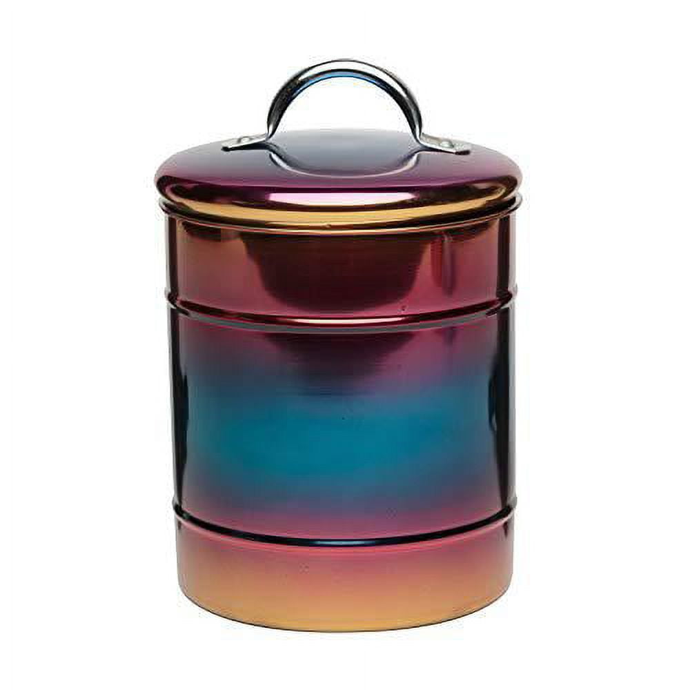 https://i5.walmartimages.com/seo/amici-home-rainbow-metal-canister-decorative-metal-storage-container-with-luster-finish-and-gasket-lined-lid-38-ounce-capacity-medium_e8b19519-64a3-4c12-adcf-d2140c6b1e2a.191948f88d184f9c8fef459164b76fab.jpeg