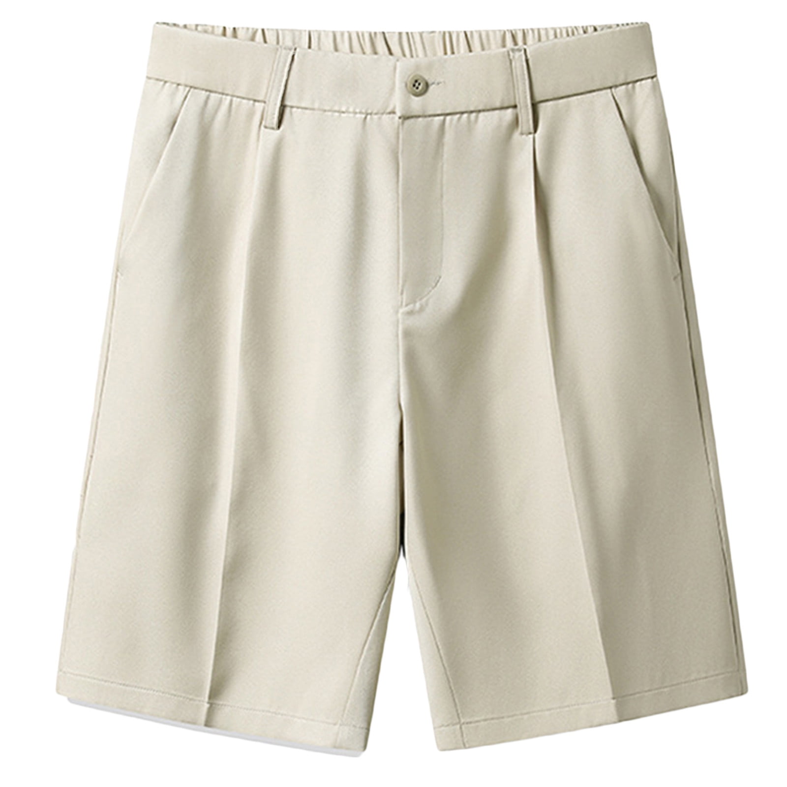 amidoa Men's Dress Shorts Summer Regular and Big & Tall FlatFront Shorts Pants 5 Inch Inseam