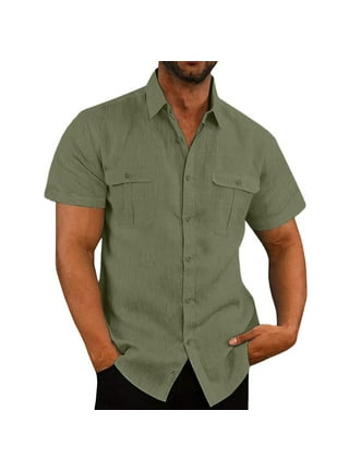 Fashionable branded double pocket solid denim shirts of men pack of 3 cheap