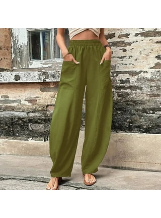 UHUYA Women Flare sweatpants Wide Leg Pants Casual Slim High