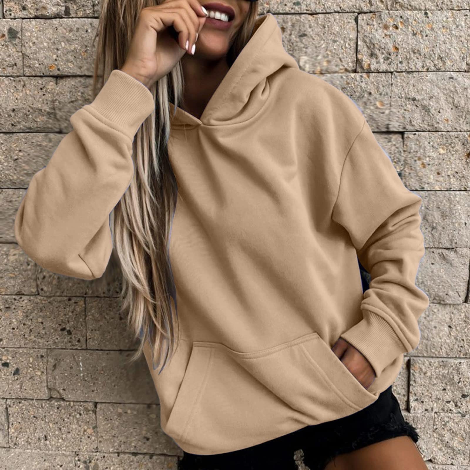 amidoa Womens Oversized Dupes Scuba Hoodie Pullover Sweater Long Sleeve  Hoodie Sweatshirt Trendy 2022 Winter Y2K Ouffits Clothes - Walmart.com