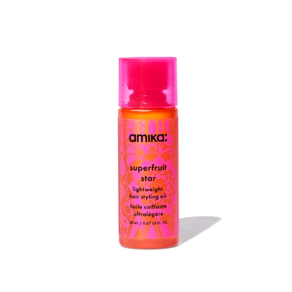 amika superfruit star lightweight hair styling + heat defense oil 20 ML / 0.67 FL. OZ.