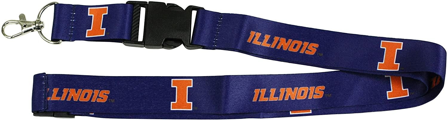 aminco Illinois Fighting Illini Lanyard-Illinois Fighting Illini ...