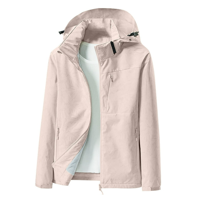 amkenre Ladies Trench Coats Solid Color Long Sleeve