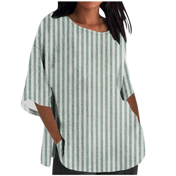 amkenre Women's Tank Tops Fashion Crew Neck Camisole Solid Color Cotton Linen Vest Casual Loose Soft Pullover