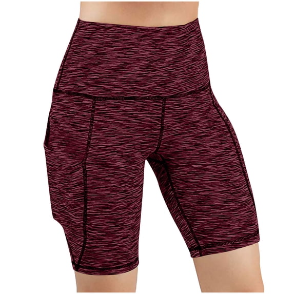 amkenre Women's Yoga Pants Tummy Control Basic Slip Bike Shorts Butt Lift Joggers Pants Workout Athletic Leggings With Pockets High Waisted Gym Running Yoga Leggings Shorts Running Lightweight