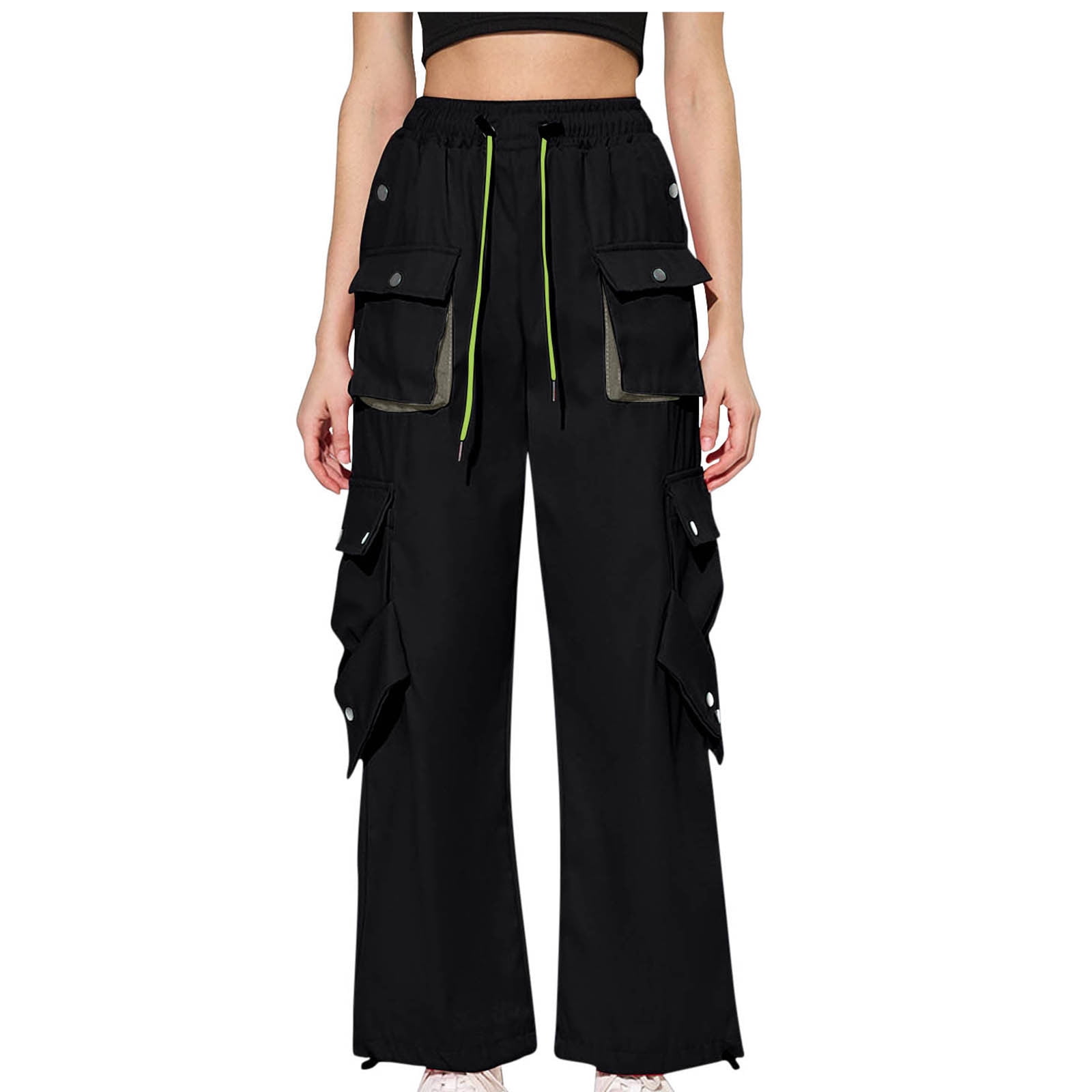 Wide Leg Cargo Joggers