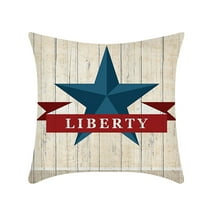 amlbb Independence Day Decorations Throw Pillows 1PC Patriotic Day American Flag Stars And Stripes, Indoor and Outdoor 4th of July Decorations