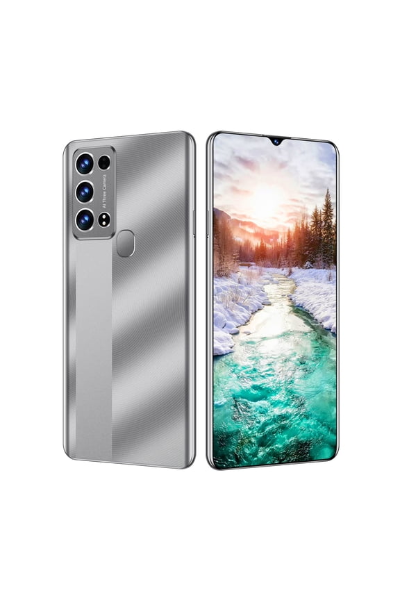 amlbb Android 10.0 System 64GB Smartphone (Unlocked), Gray