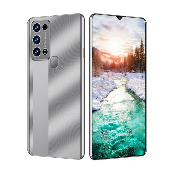 amlbb Android 10.0 System 64GB Smartphone (Unlocked), Gray