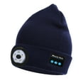 thumbnail image 1 of amlbb Bluetooth Headphones 3 In 1 Wireless Bluetooth Headphone Led Thermal Lamp Cap Outdoor Night Run Lighting Red Blue Flashing Bluetooth Cap on Clearance, 1 of 2