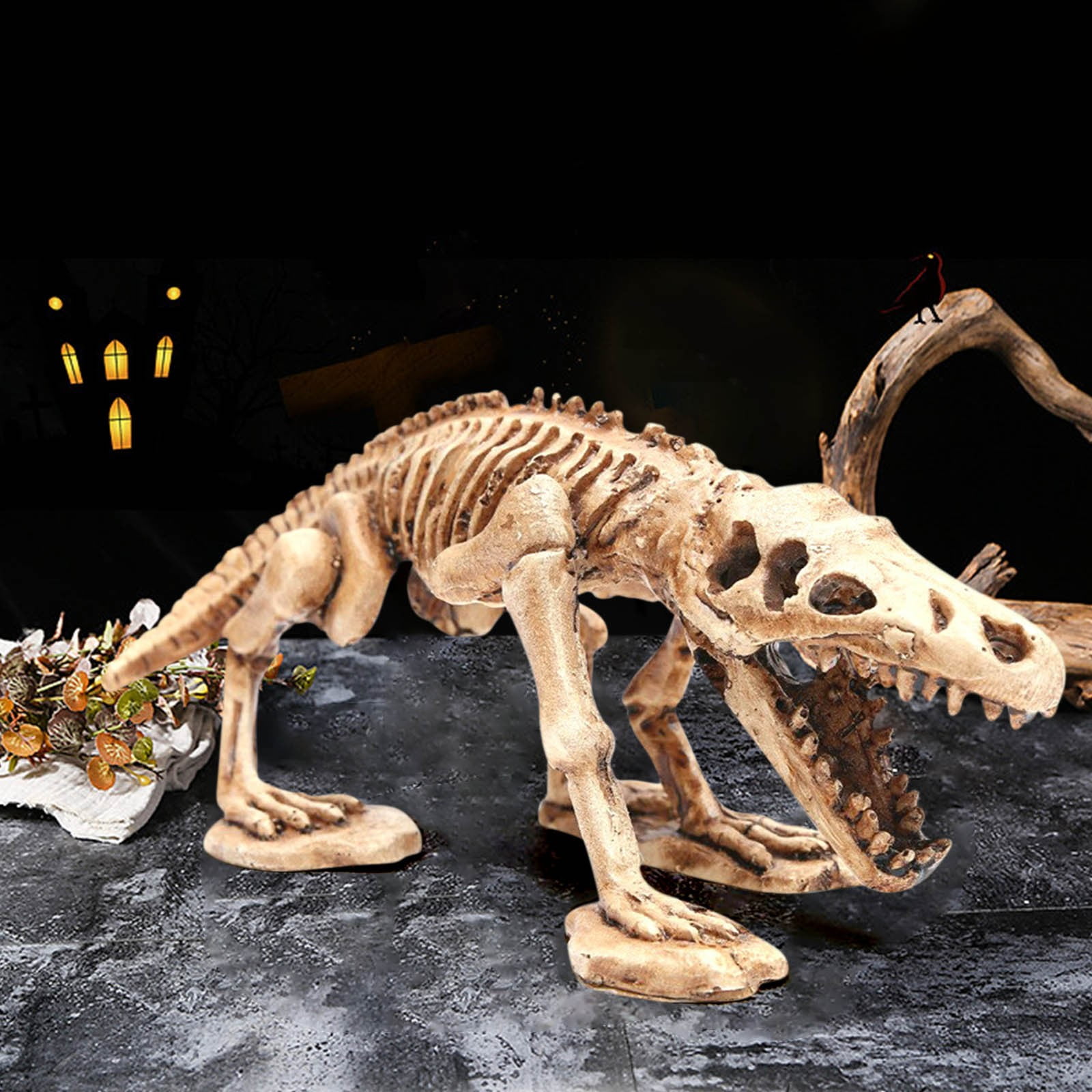 amlbb Halloween Decorations Indoor Outdoor Cow Skeleton, 2025 New Cow