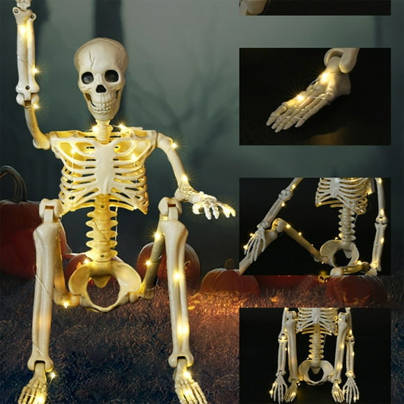 amlbb Halloween Decorations Outdoor Halloween Dark Terror Skeleton Decoration Props Set Up Ghost House Halloween Decor on Clearance