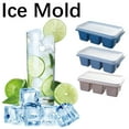 thumbnail image 1 of amlbb Trays, Silicone Under $5 Fruit Ice Tray with Lid Home DIY Ice Cream Summer, 1 of 8