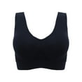 thumbnail image 1 of amlbb Plus Size Air Permeable Cooling Summer Sport Yoga Wireless Bra on Clearance, 1 of 2