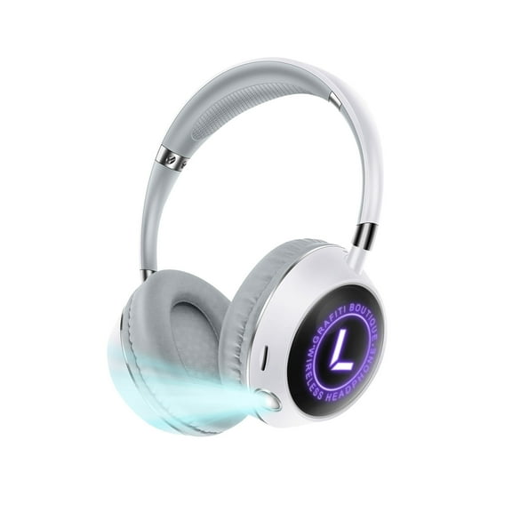 amlbb Wireless Bluetooth Over Ear Headphones, AKZ-K69 2023 Headset Bluetooth Headset Large Battery Lighting Breathing Light Headset Save up 50%