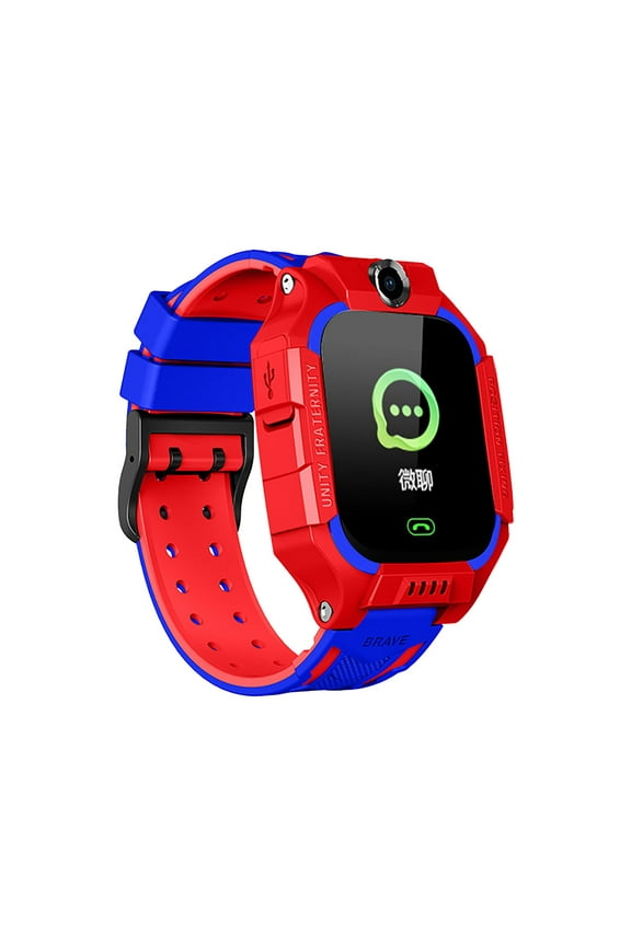 Z6 Smart Children's Watch Girl Boy Children's Smart Watch 3-12 Years Built-in Puzzle Game Voice Chat Alarm Clock Camera Weather Christmas Birthday Gift Smart Watch for Kids on Clearance