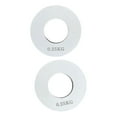 thumbnail image 1 of amleso 2 Pieces Barbell Plates Strength Training Weight Plate Fitness Professionals White 0.25kg, 1 of 10
