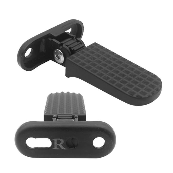 amleso 2 Pieces Folding Foot Pedals Folded Bike Rear Pedals Aluminum Alloy Parts Footrest Bike Foot Rests for Riding Outdoor