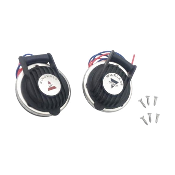 Pactrade Marine Windlass Foot Switch - 2-Piece Up/Down Control For Boat Anchor Winch